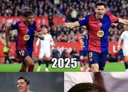 Enlace a Lewandowski y Yamal en 2007