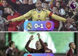 Enlace a El Madrid nunca le ha marcado un gol al Arsenal en partido oficial