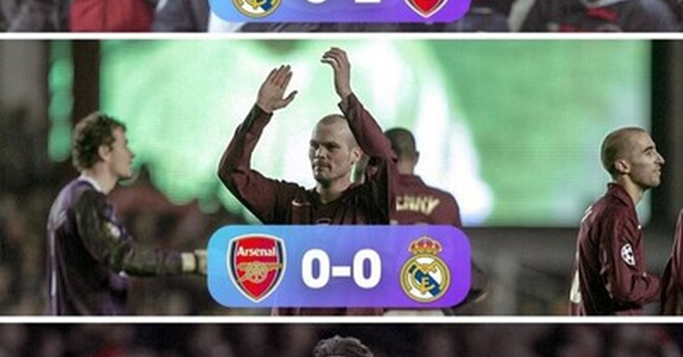 El Madrid nunca le ha marcado un gol al Arsenal en partido oficial