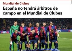 Enlace a Duro golpe a los colegiados españoles, a los arbitros también