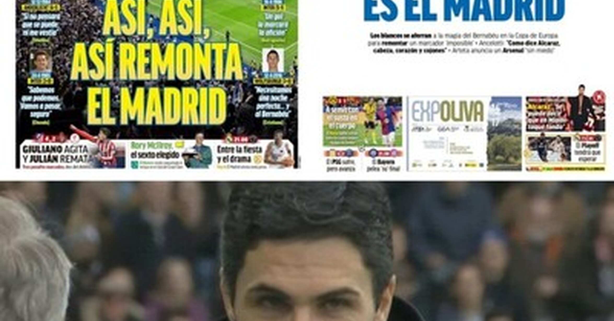 Arteta acabó con las ilusiones blancas
