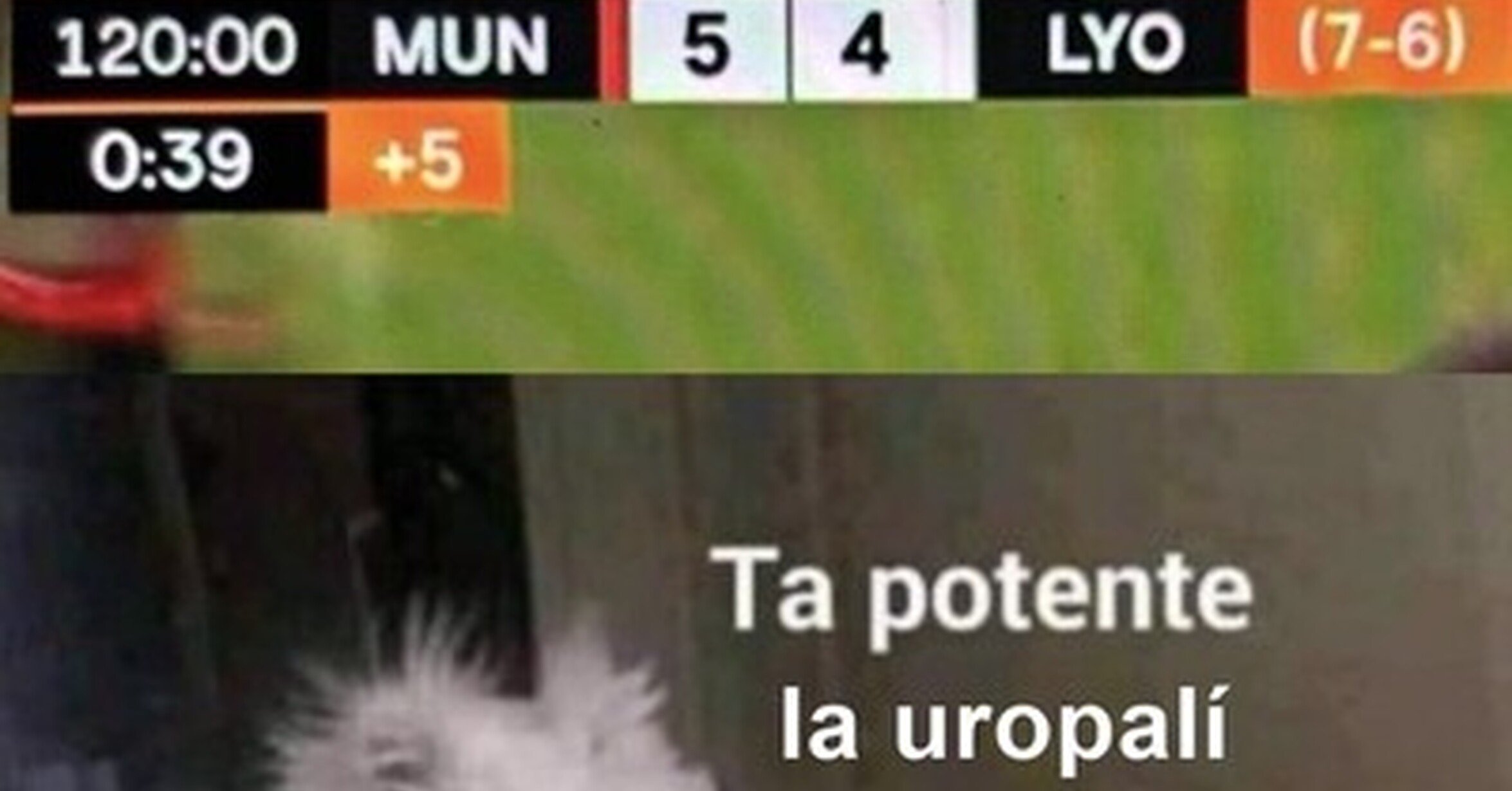 Bestial partido de Europa League