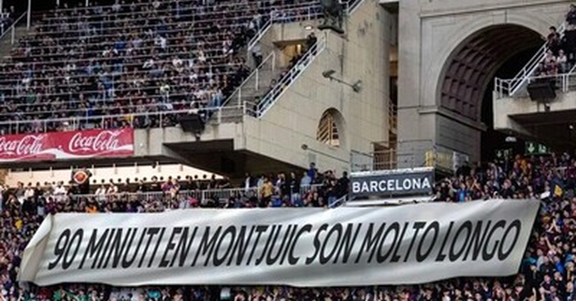 90 Minuti en Montjuic son molto longo