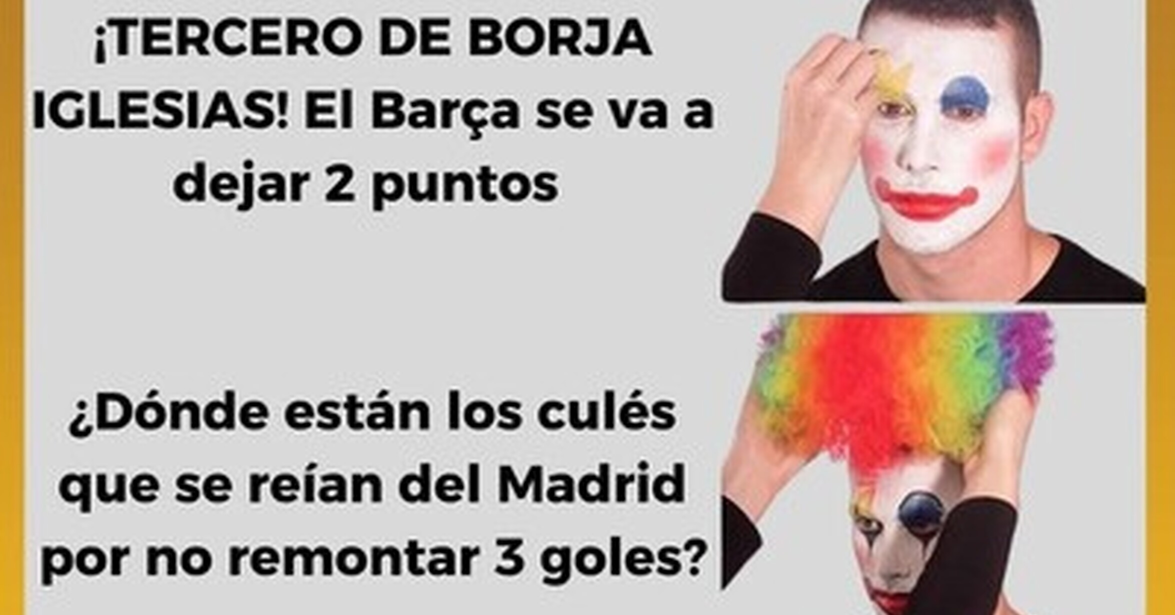 Cronología de un madridista viendo al LÍDER de la liga