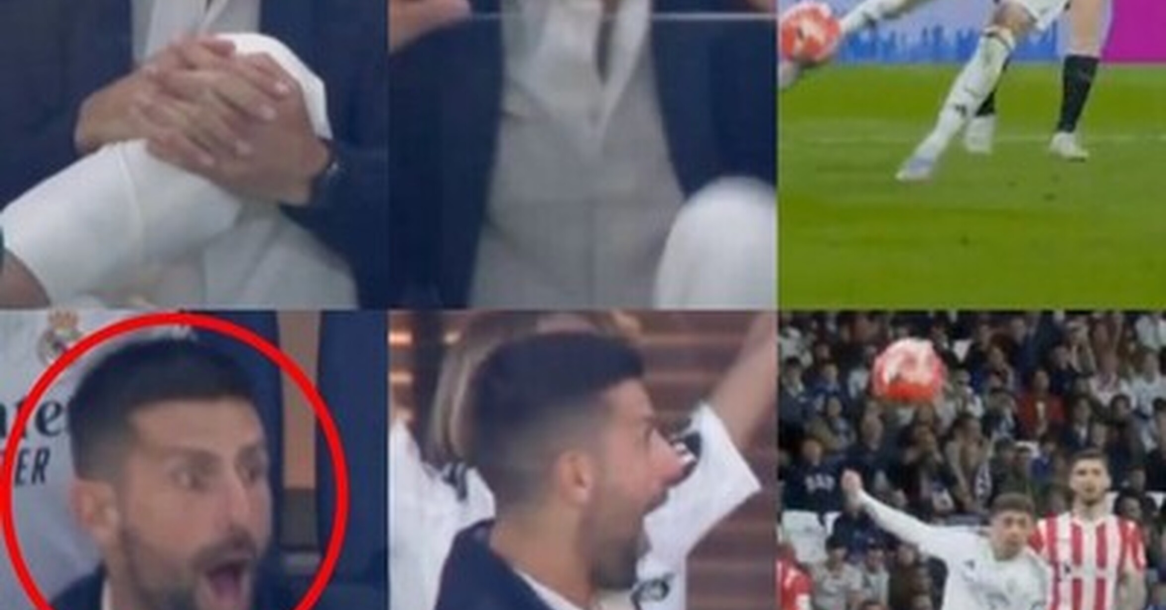 Hasta Djokovic alucinó con el gol de Valverde