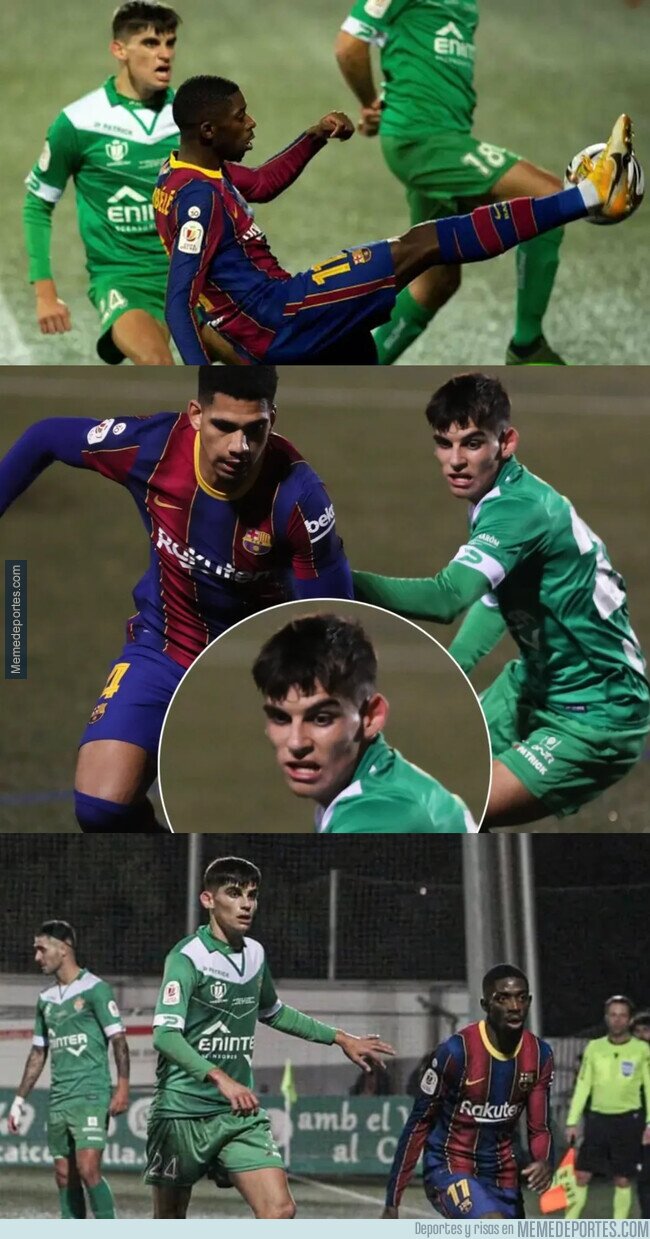 1220274 - El día que Gerard Martín jugó contra el Barça en Copa del Rey con el Cornellá