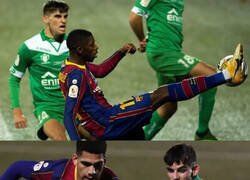 Enlace a El día que Gerard Martín jugó contra el Barça en Copa del Rey con el Cornellá