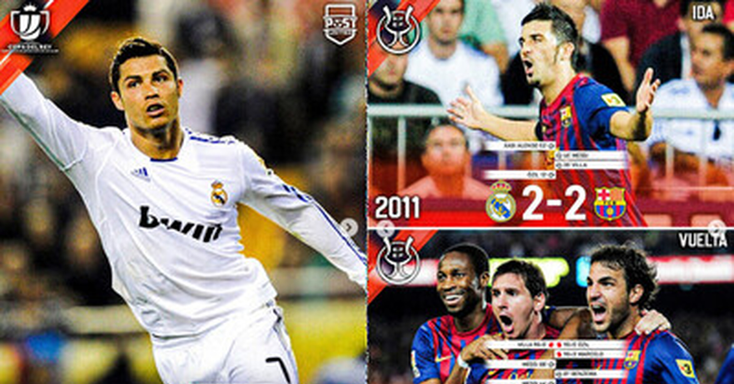 Todas las finales del Barça-Real Madrid del siglo XXI