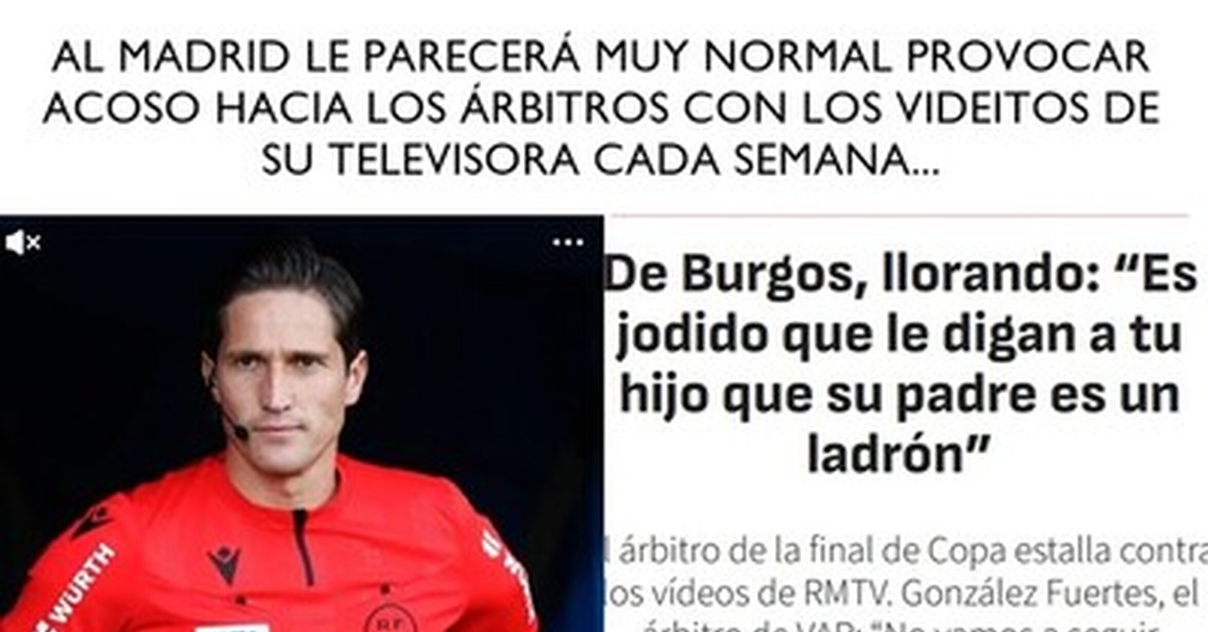 El Madrid y el drama de los árbitros de siempre.
