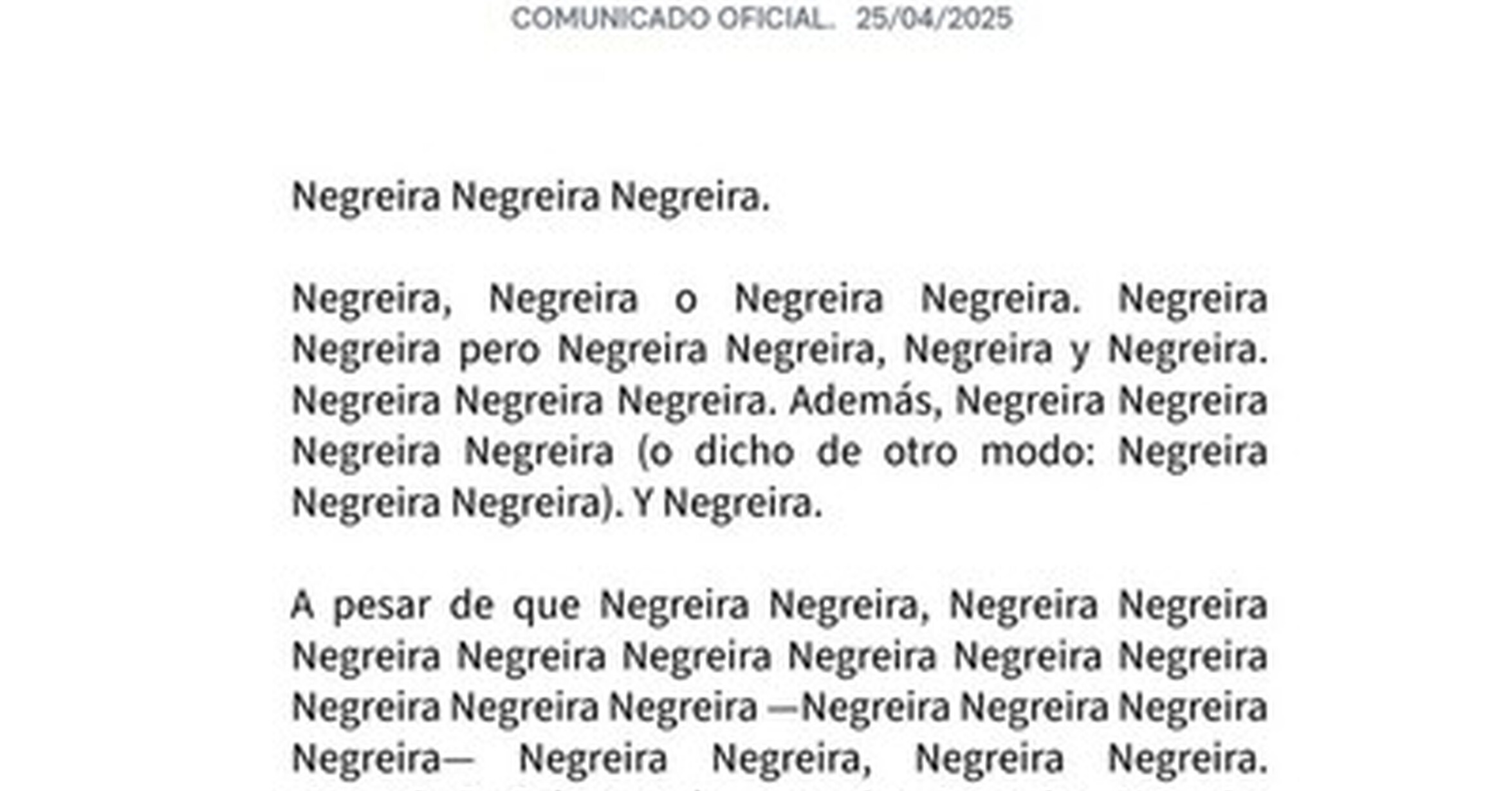Un resumen del comunicado del Madrid