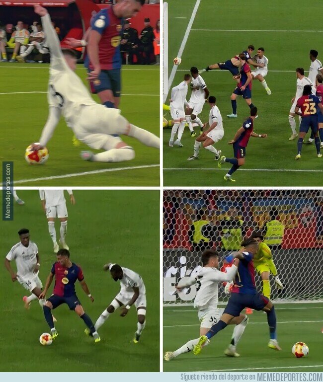 1220600 - Los 4 penaltis que reclama el Barça en la final de Copa