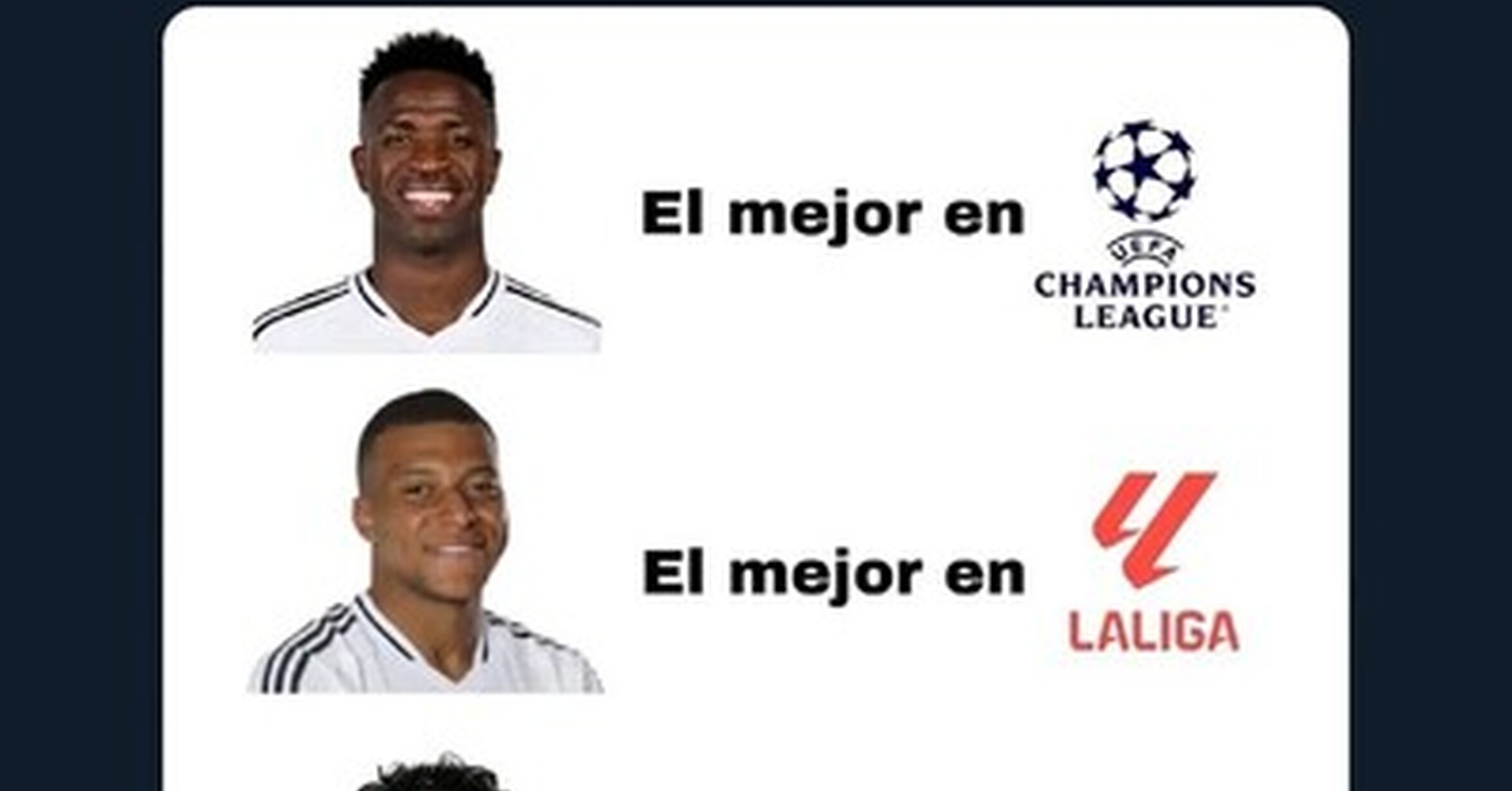 El triplete en sus manos