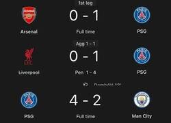 Enlace a El PSG, desatado contra los ingleses este año