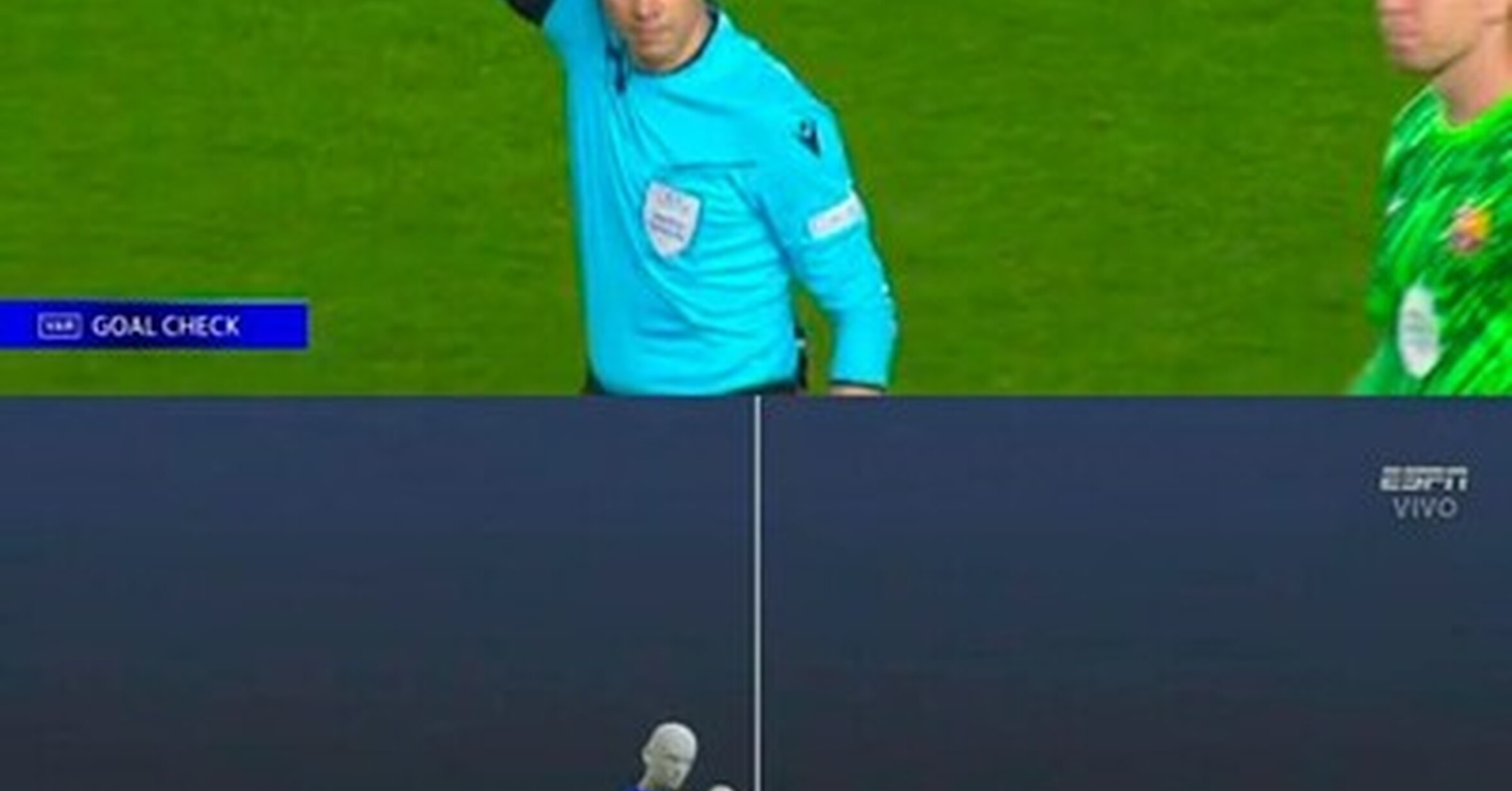 Polémica por el fuera de juego señalado al Inter