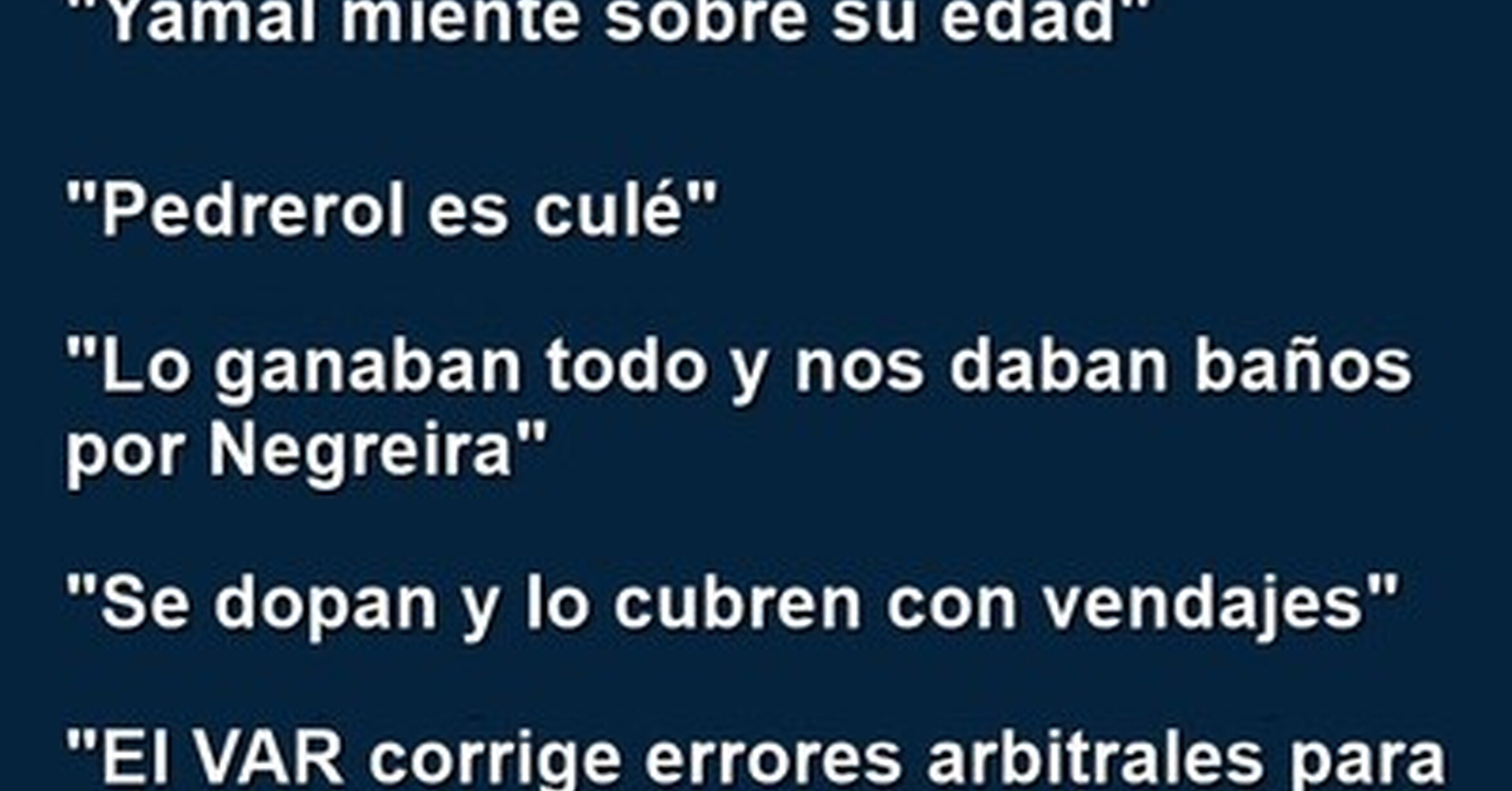 Nunca los había visto tan desesperados