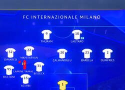 Enlace a La alineación del Inter esta noche