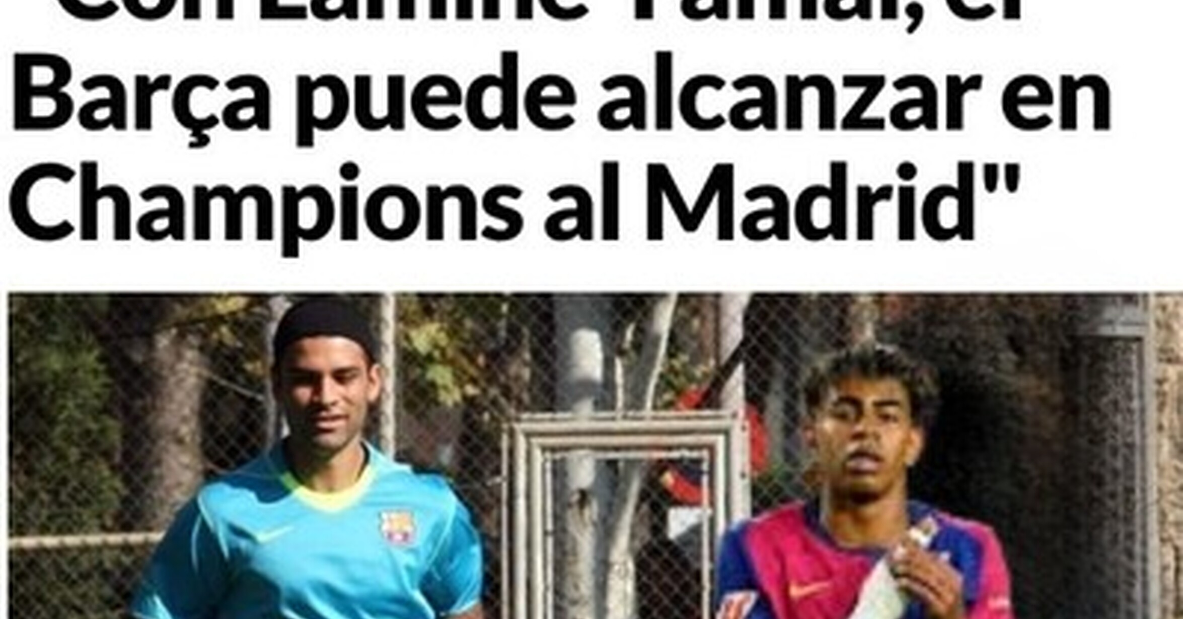"No tengo pruebas pero tampoco dudas"