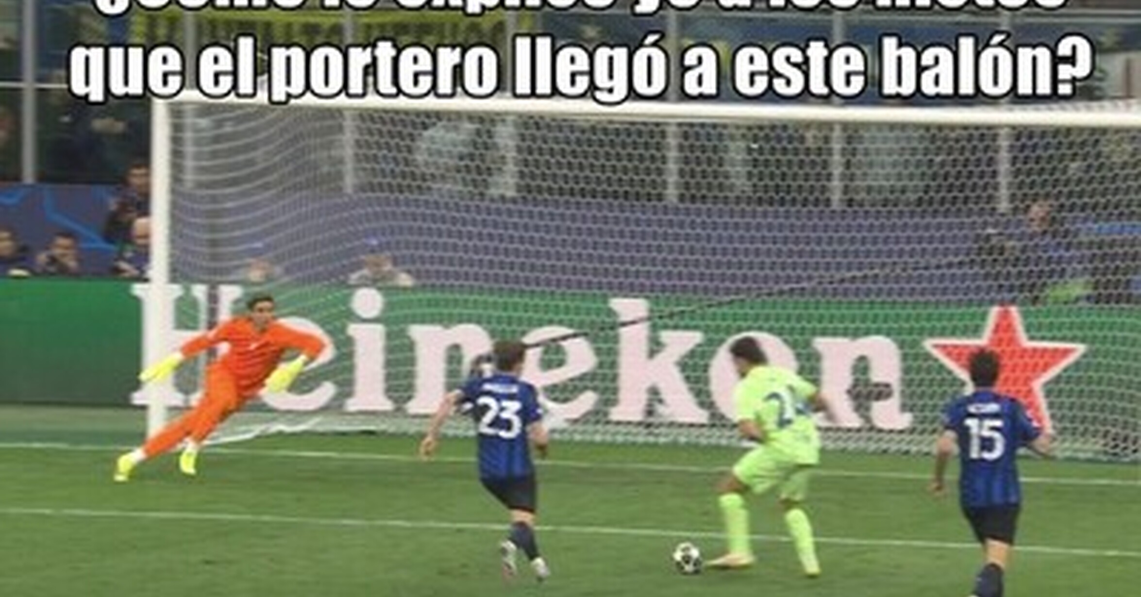 De las mejores actuaciones de un portero que he visto