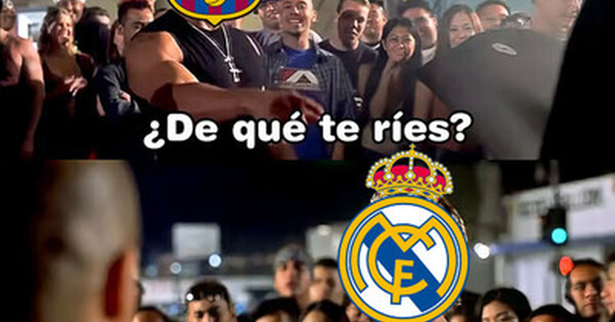 Felicidades al Madrid por CASI ganar al Barça