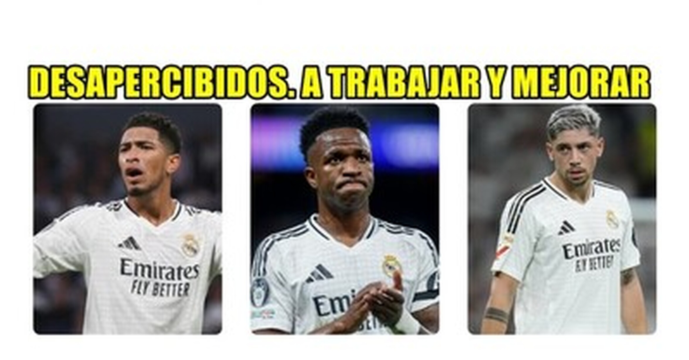 Las notas finales del Madrid en el clásico