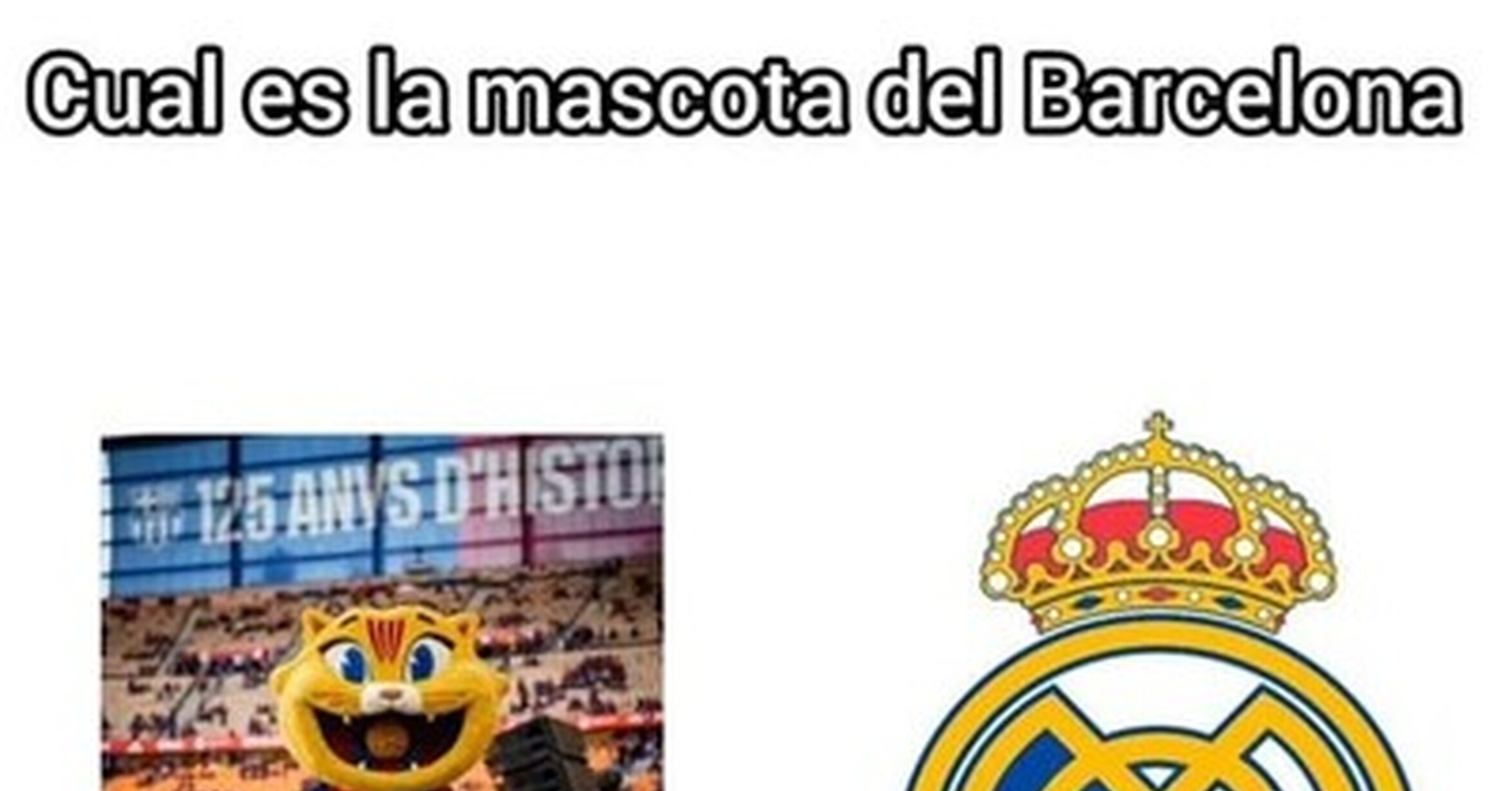 La mascota del Barça