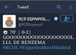 Enlace a Como olvidar cuando el CM del Espanyol cantó un gol del Madrid...