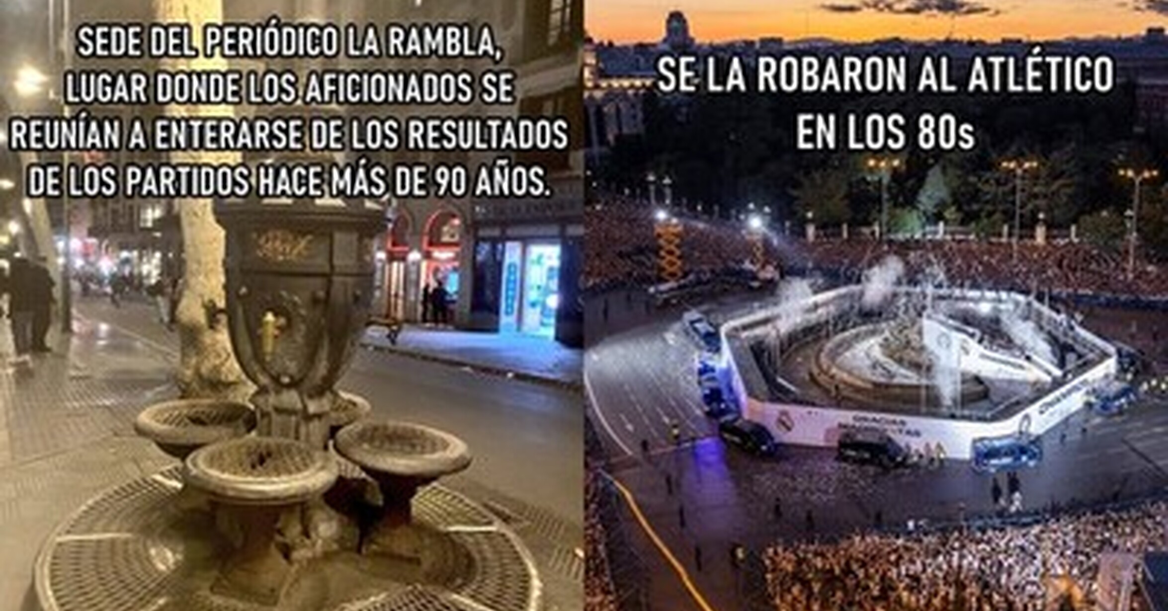 El Madrid roba hasta la cultura de otros clubes, es increíble.