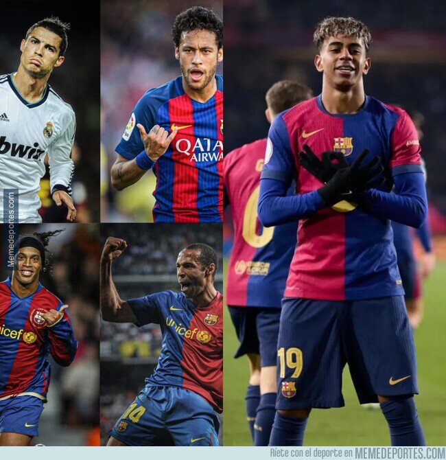 1222121 - Lamine Yamal ya tiene la misma cantidad de títulos de Liga que estas leyendas