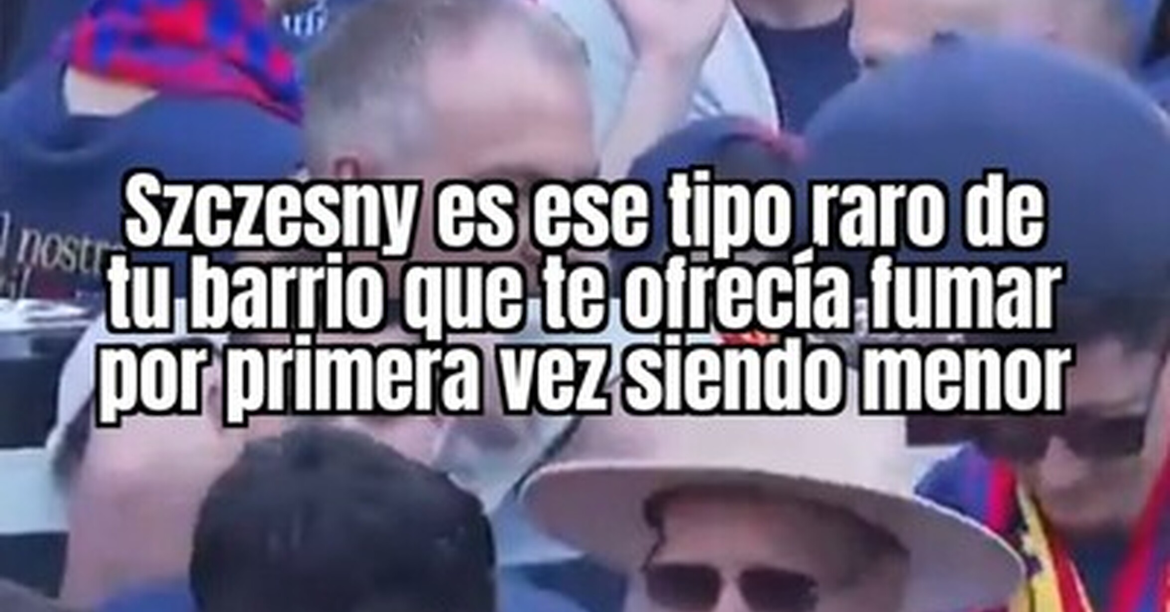 Szczesny ofrece fumar a Marc Bernal