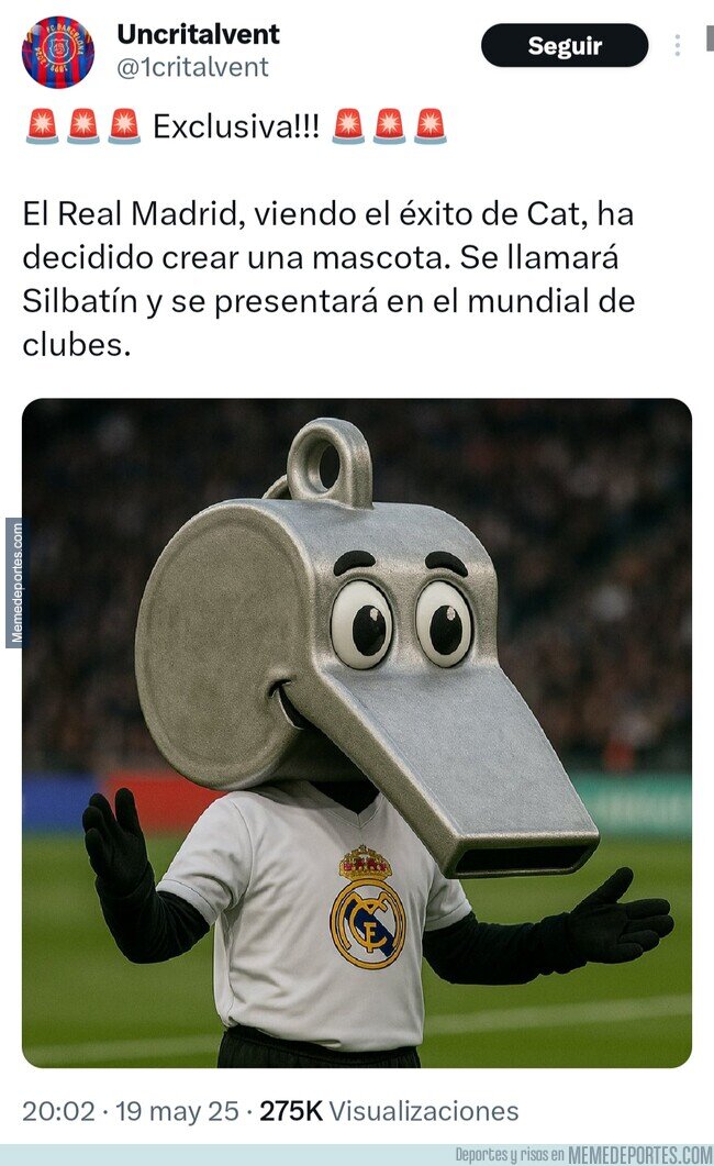 1222403 - La nueva mascota del Madrid