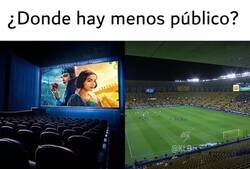Enlace a ¿Donde hay menos publico?