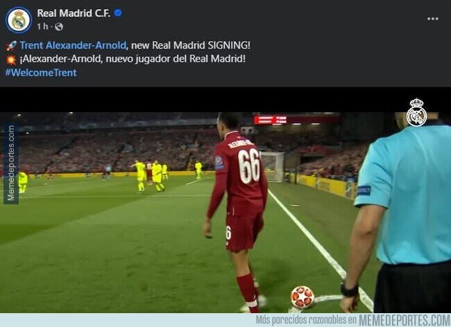 1223093 - El Madrid presenta a Trent Alexander Arnold a lo grande