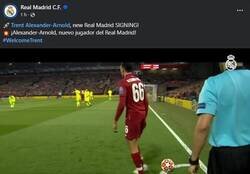 Enlace a El Madrid presenta a Trent Alexander Arnold a lo grande