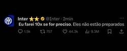 Enlace a Me faltó este tuit del Inter