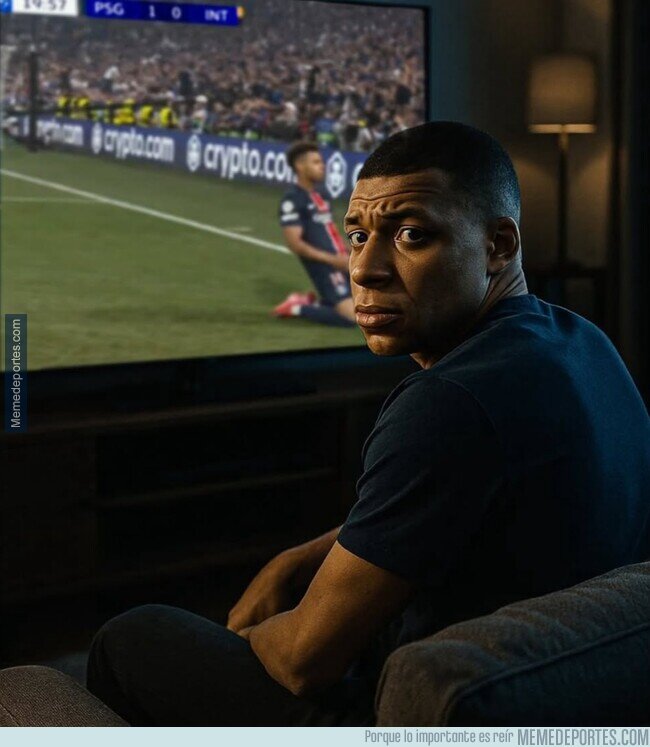 1223342 - Así lo vivió Kylian desde casa