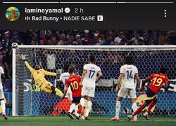 Enlace a La historia que subió Lamine el día antes de jugar contra Francia