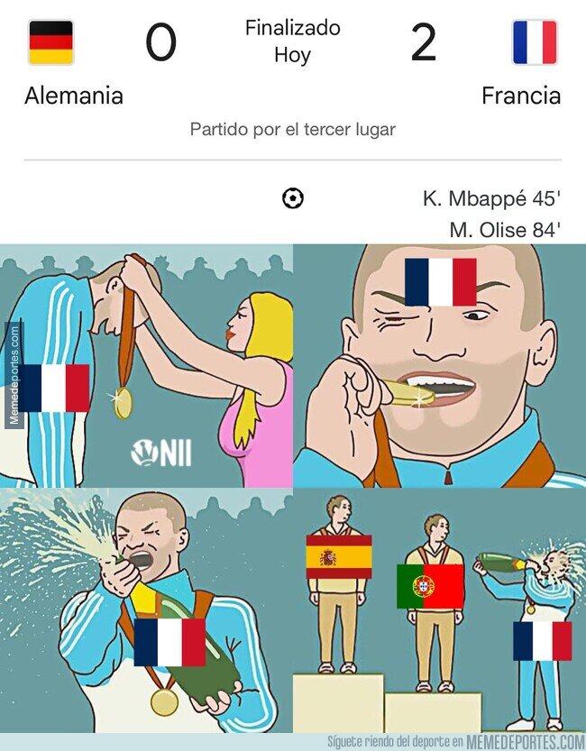 1223794 - Los del tercer puesto suelen irse más felices que los subcampeones, eso sí.