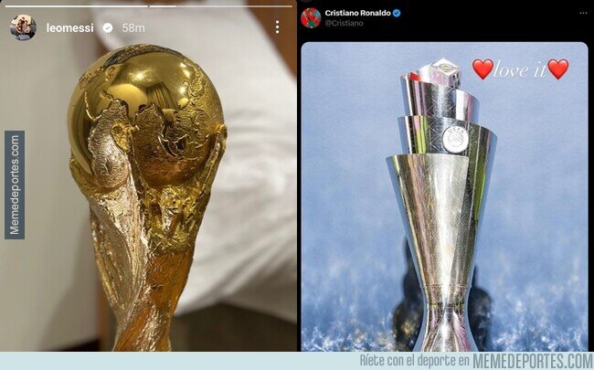 1224041 - Casi empatados Messi y Cristiano