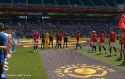 Enlace a La fea imagen que dejó el capitán de Arawa al no saludar a los jugadores de River