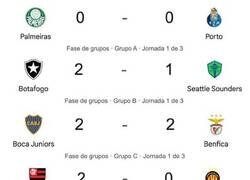 Enlace a LATAM tras la primera fecha del mundial de clubes