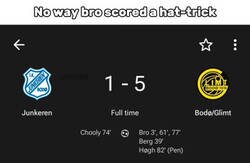 Enlace a El bro metió un Hattrick