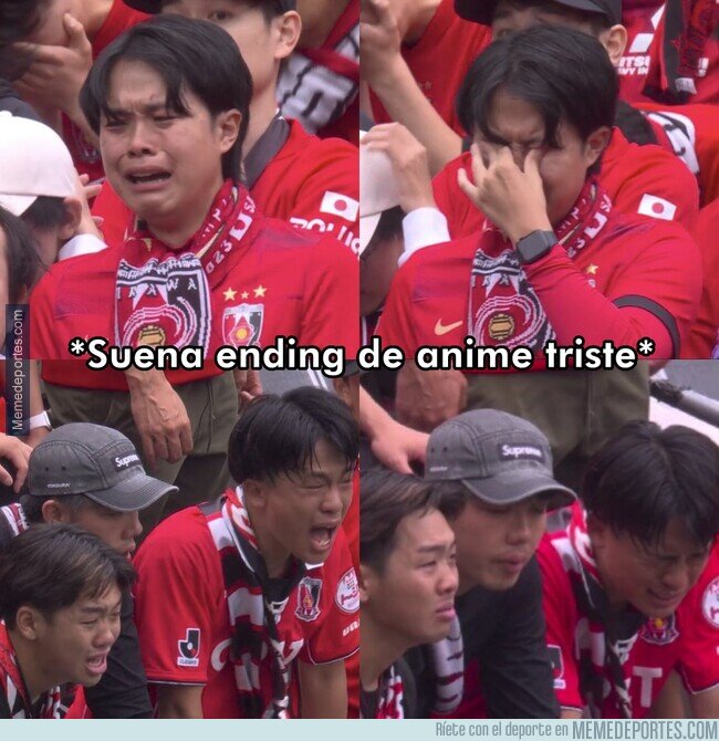 1224961 - Fans del Urawa Red Diamond lloran desconsolados tras eliminación