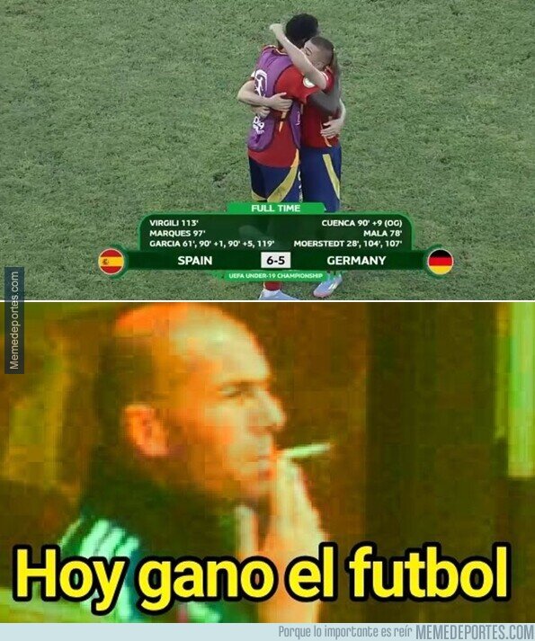 1225020 - Locura absoluta en el Europeo Sub 19