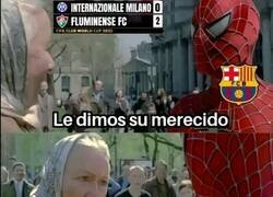 Enlace a Un equipo del humilde brasileirao logra lo que no pudo el súper Barca de Flick