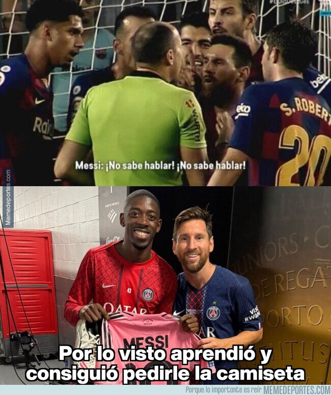 1225542 - Messi y Dembélé ya tienen una comunicación fluida