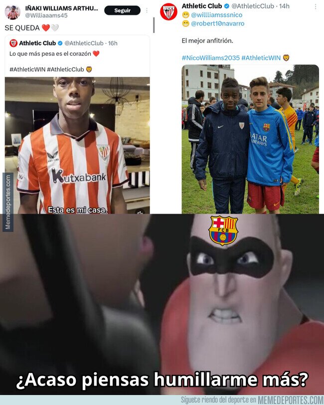 1225672 - Los del Athletic se pasaron todo el día riéndose del Barça