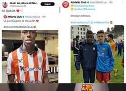 Enlace a Los del Athletic se pasaron todo el día riéndose del Barça