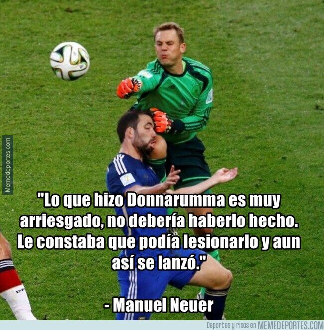 1225767 - El de la contusión cerebral fue Higuaín, pero el de la amnesia fue Neuer
