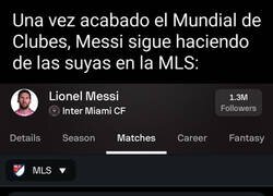 Enlace a Messi a lo suyo
