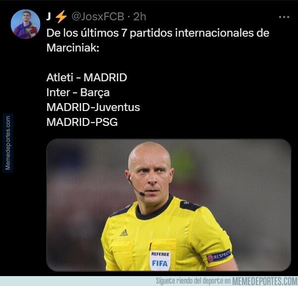 1225798 - Marciniak tiene más participaciones este año con el Madrid que Endrick...